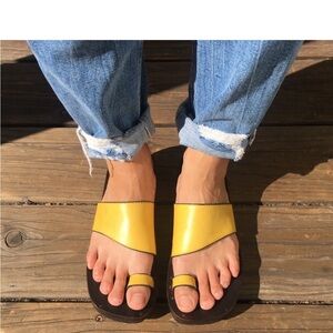 Custom Jutta Neumann Women's Alice Sandal (Square toe) with Birkenstock sole